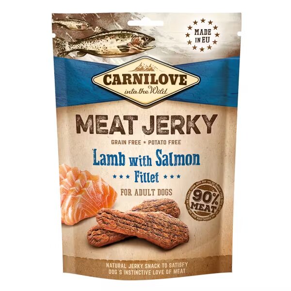 Carnilove Jerky Lamb with Salmon Fillet 100 g