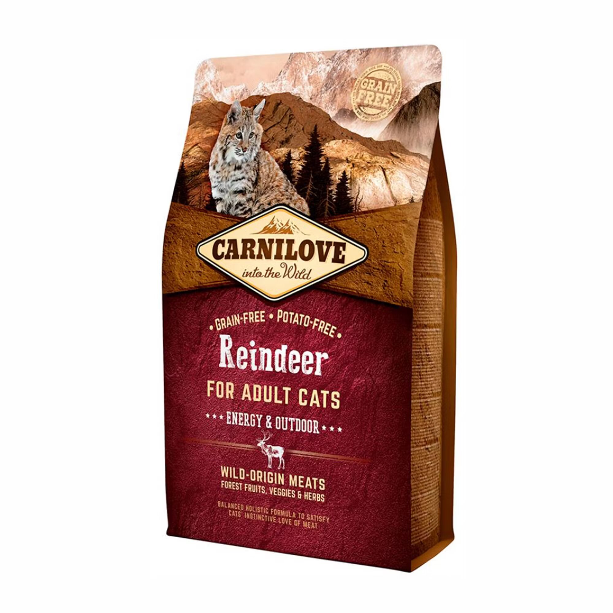 Carnilove Reindeer Cats Energy & Outdoor 2 kg