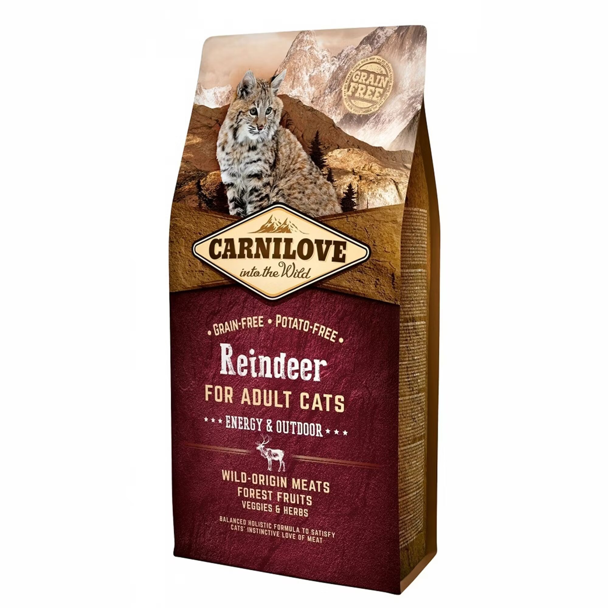 Carnilove Reindeer Cats Energy & Outdoor 6 kg
