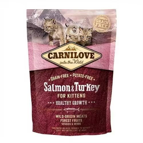 Carnilove Salmon and Turkey for Kittens-Healthy Growth 400 g