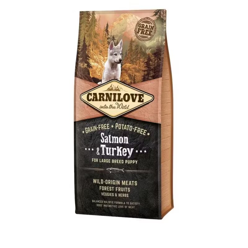 Carnilove Salmon & Turkey for Large Breed Puppy 12 kg