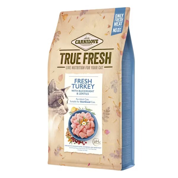 Carnilove True Fresh Cat Turkey 4.8 kg