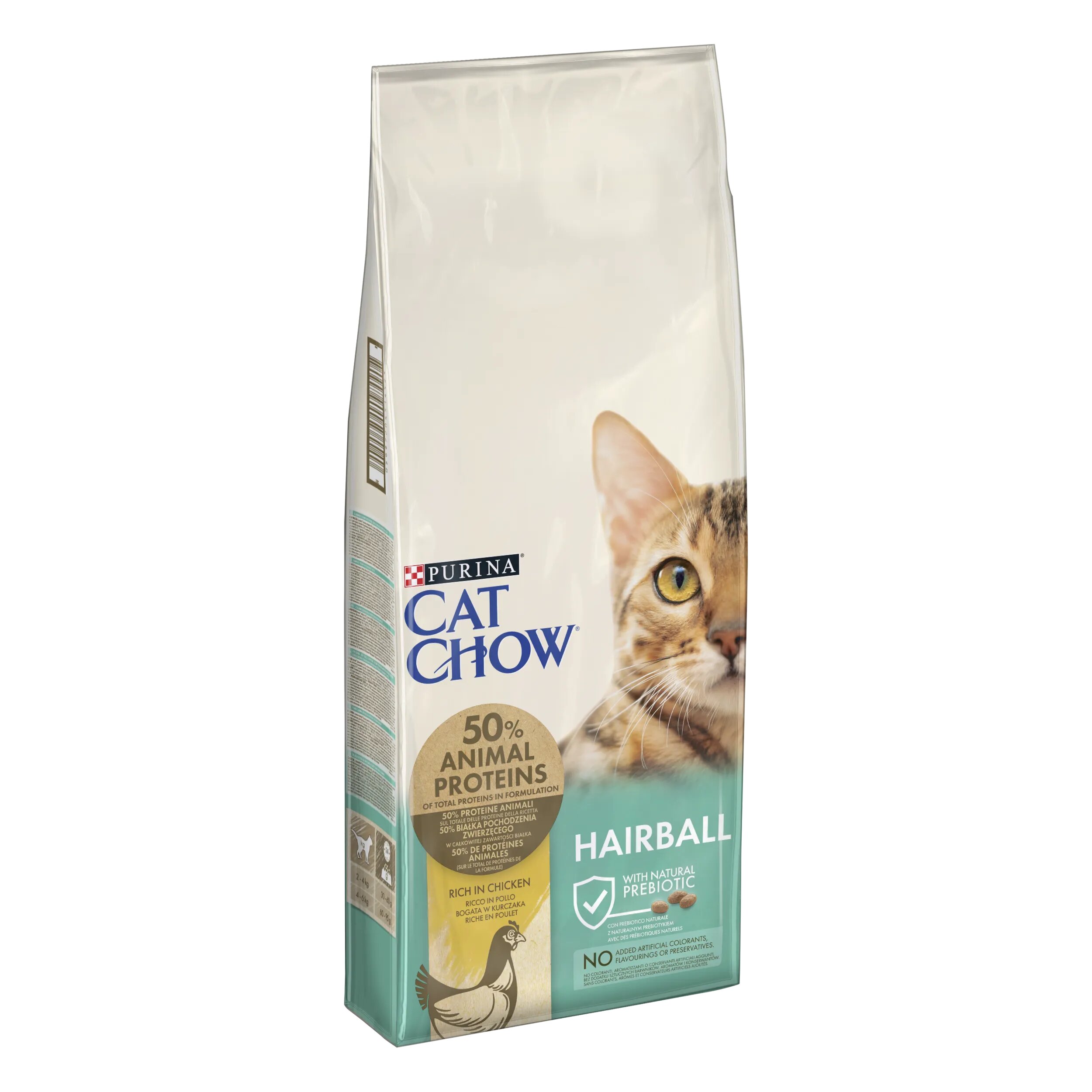 Cat Chow PURINA Hairball Control Pui 15 kg