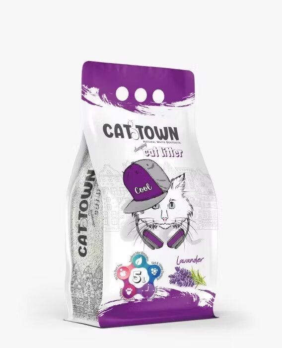 Cat Town Asternut Igienic Lavanda pentru Pisici 5 L