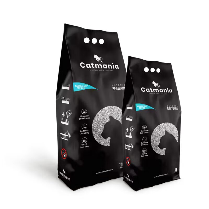 Catmania Nisip pentru Litiera Bentonita Marseille Soap 5 L / 4.25 kg