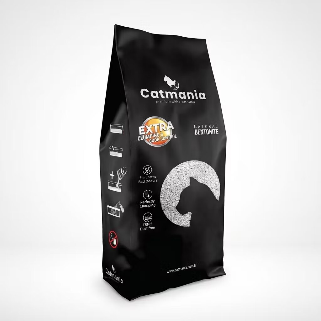 Catmania Nisip pentru Litiera Bentonita White Natural 5 L / 4.25 kg