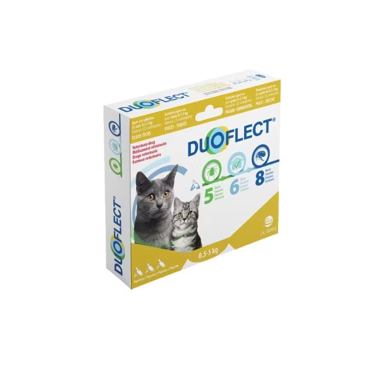 Ceva Sante Duoflect Cat 3 pipete 0.5-5 kg