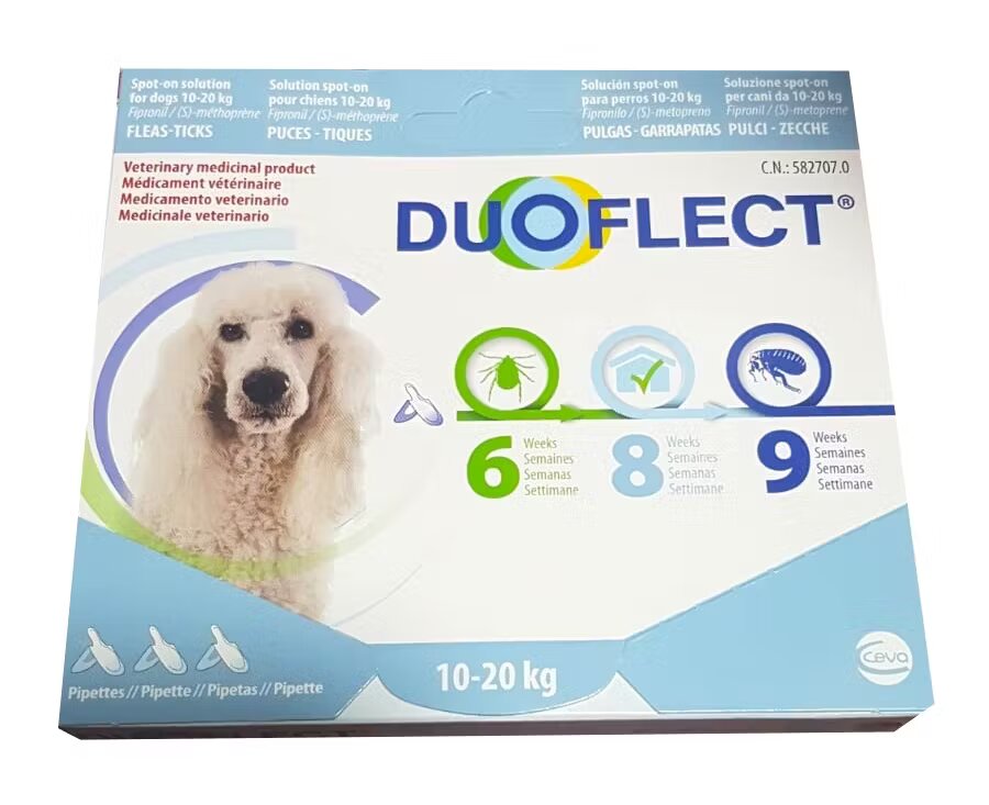 Ceva Sante Duoflect DOG (M) 3 pipete 10-20 kg