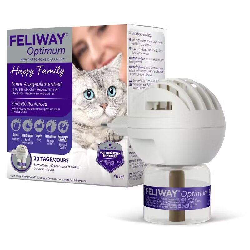 Ceva Sante Feliway Optimum Difuzor + Rezerva 48 ml