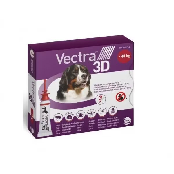Ceva Sante VECTRA 3D +40 kg/ 3 pipete