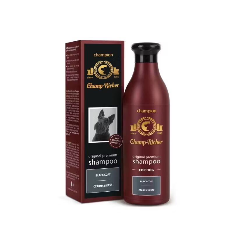 Champion Sampon Champ Richer Caini Blana Neagra 250 ml