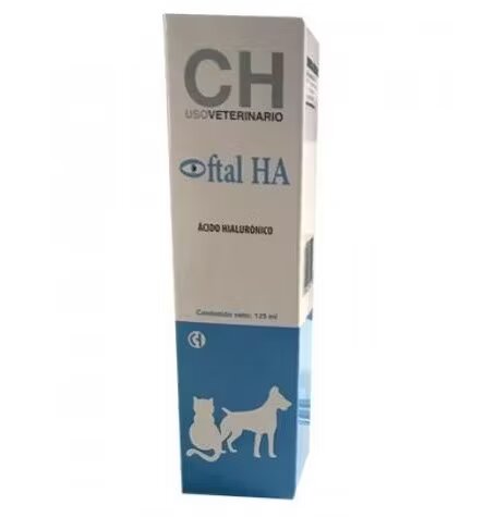 Chemical Iberica OFTAL HA solutie lavaj ocular pentru caini si pisici 125 ml