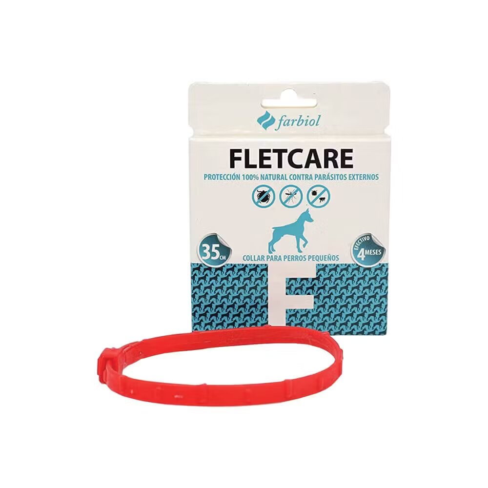 Chemical Iberica Zgarda antiparazitara caini talie mica Fletcare 35 cm