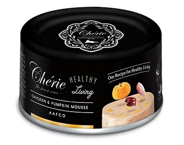 Cherie Adult Cat Mousse cu Pui Dovleac 80 g