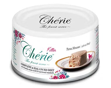Cherie Kitten Cat Mousse cu Ton 80 g