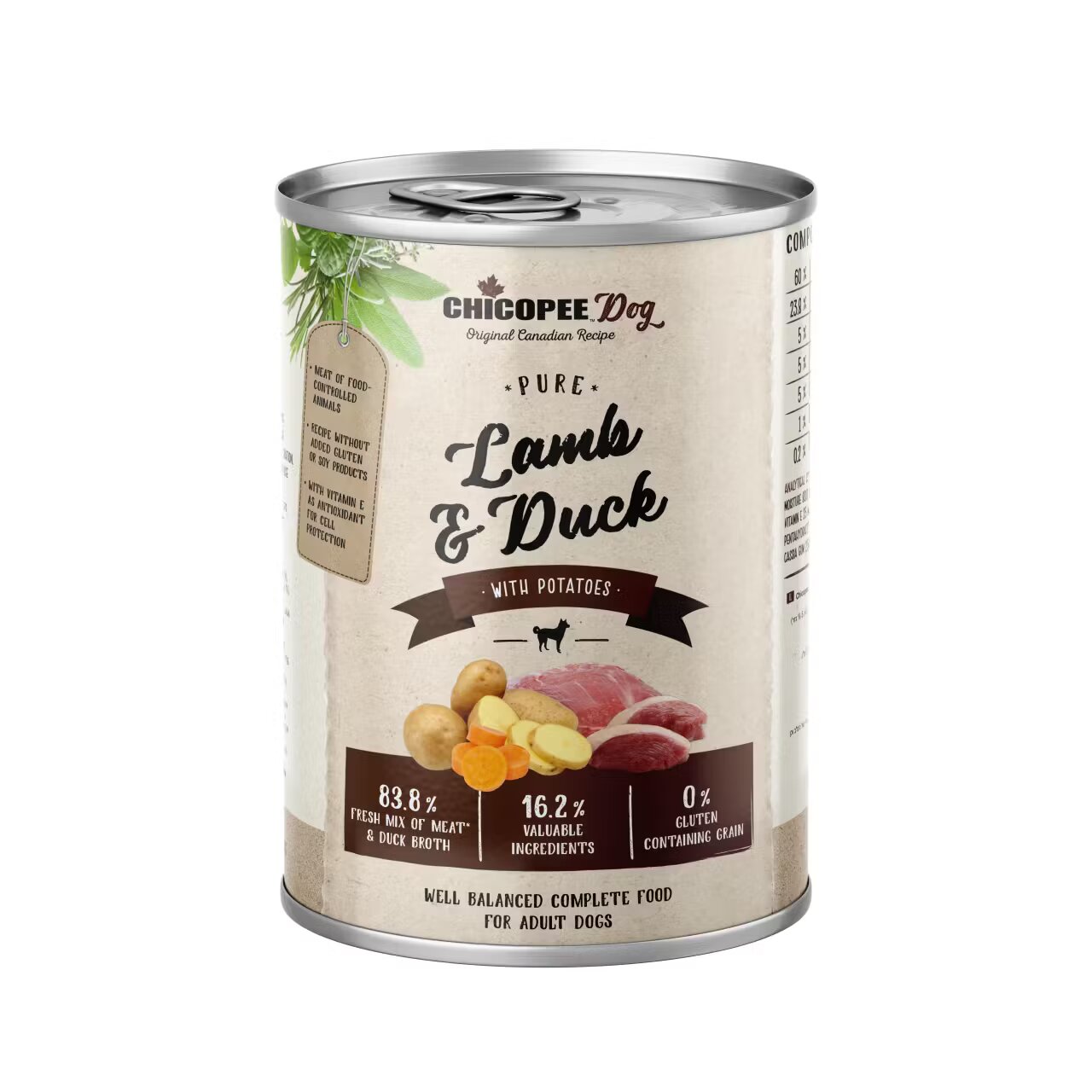 Chicopee Hrana umeda caini Lamb & Duck Adult 400 g