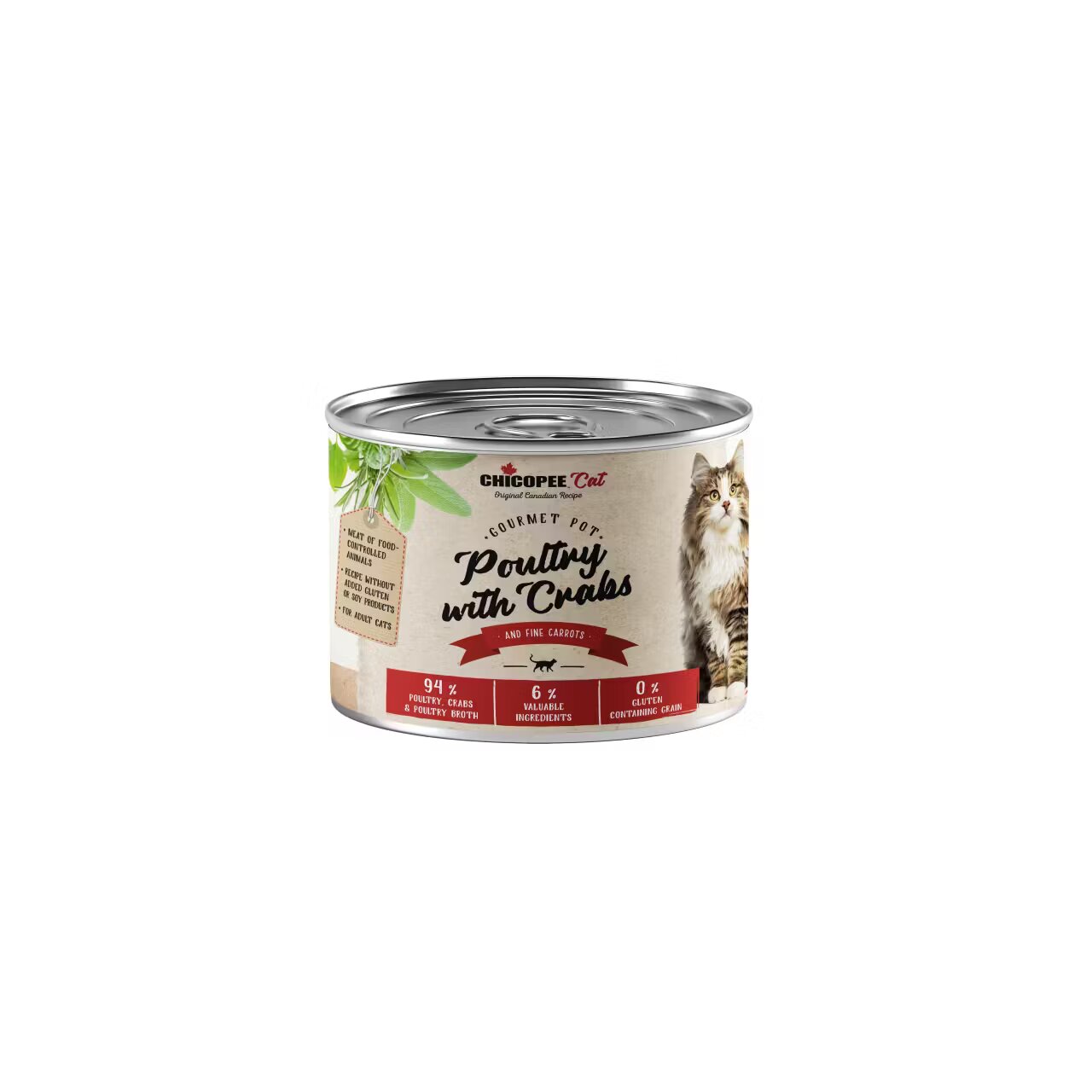 Chicopee Hrana umeda pisici Poultry with Crabs Adult 195 g