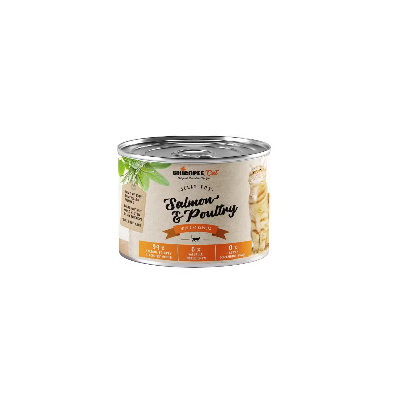 Chicopee Hrana umeda pisici Salmon & Poultry Adult 195 g