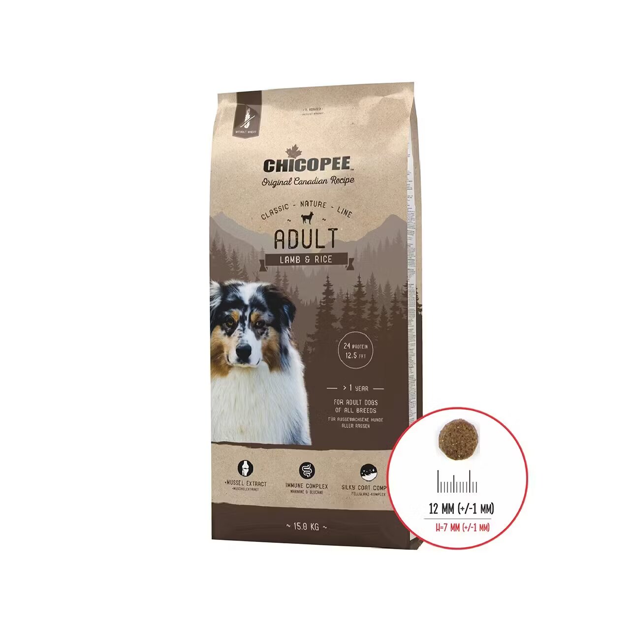 Chicopee Hrana Uscata Caini Classic Nature Line Adult Lamb & Rice 15 kg