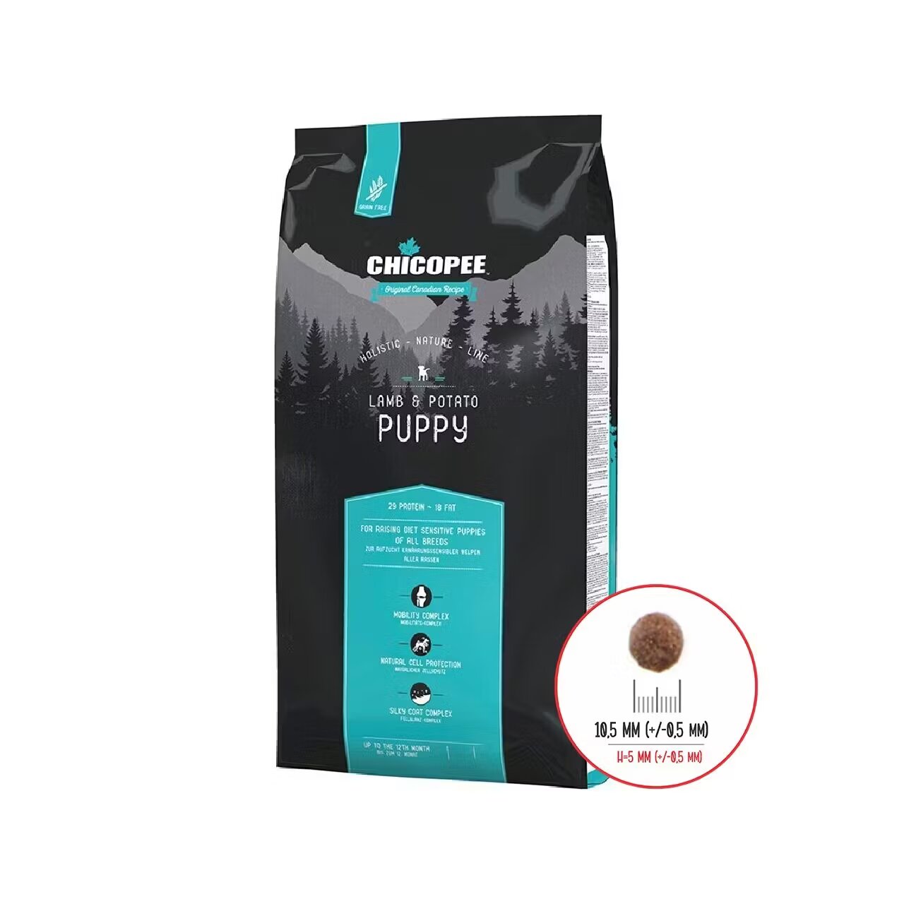 Chicopee Hrana Uscata Caini Holistic Nature Line Puppy Lamb & Potato 2 kg