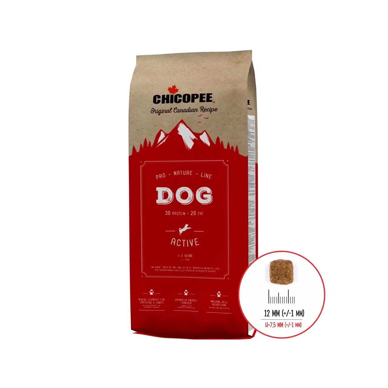 Chicopee Hrana Uscata Caini Pro Nature Line Active 20 kg
