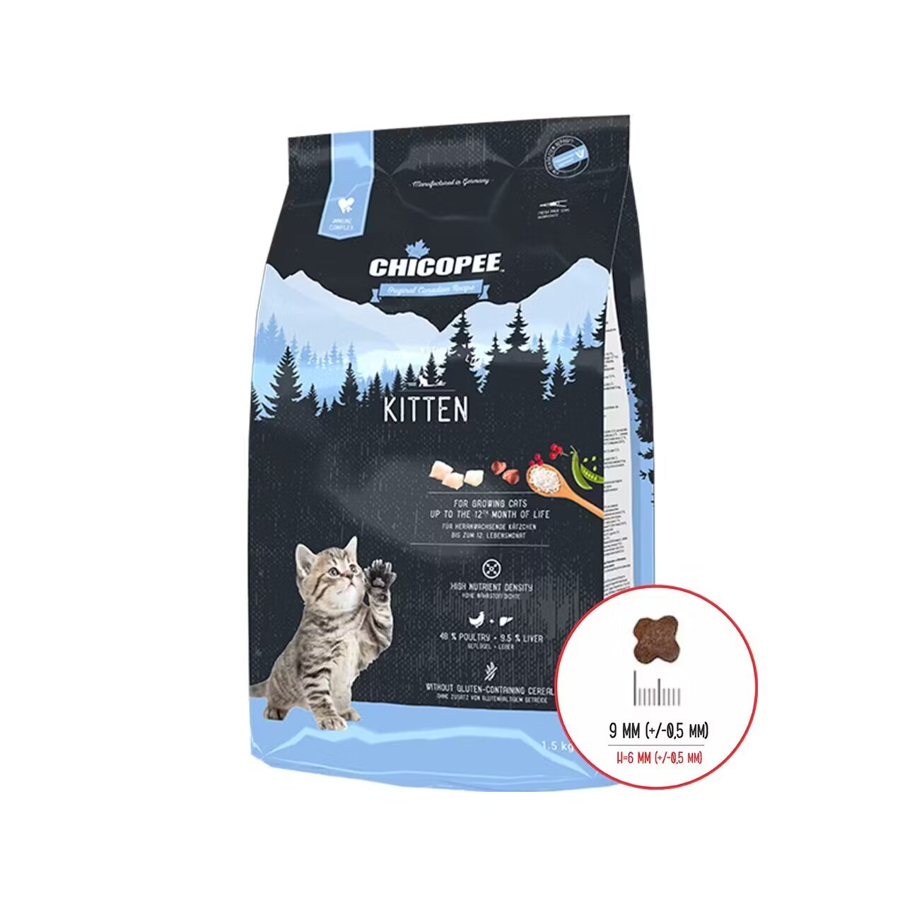 Chicopee Hrana Uscata Pisici Holistic Nature Line Kitten 1.5 kg