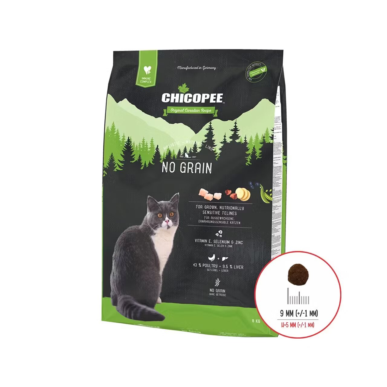 Chicopee Hrana Uscata Pisici Holistic Nature Line No Grain 8 kg
