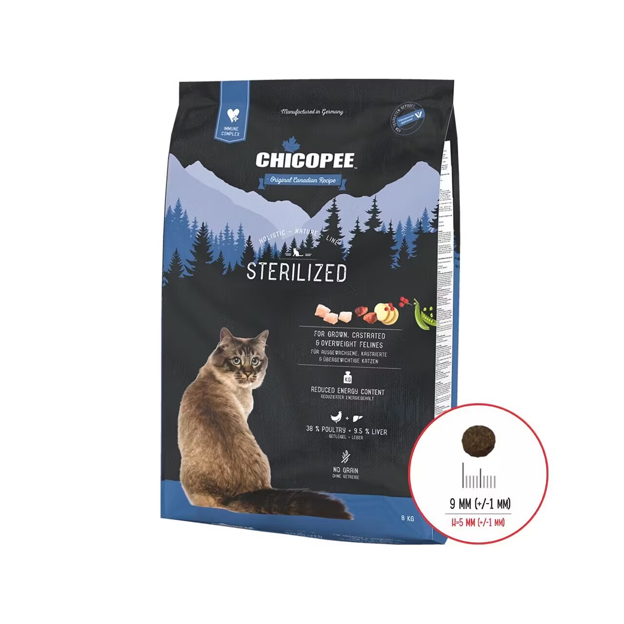 Chicopee Hrana Uscata Pisici Holistic Nature Line Sterilized 8 kg
