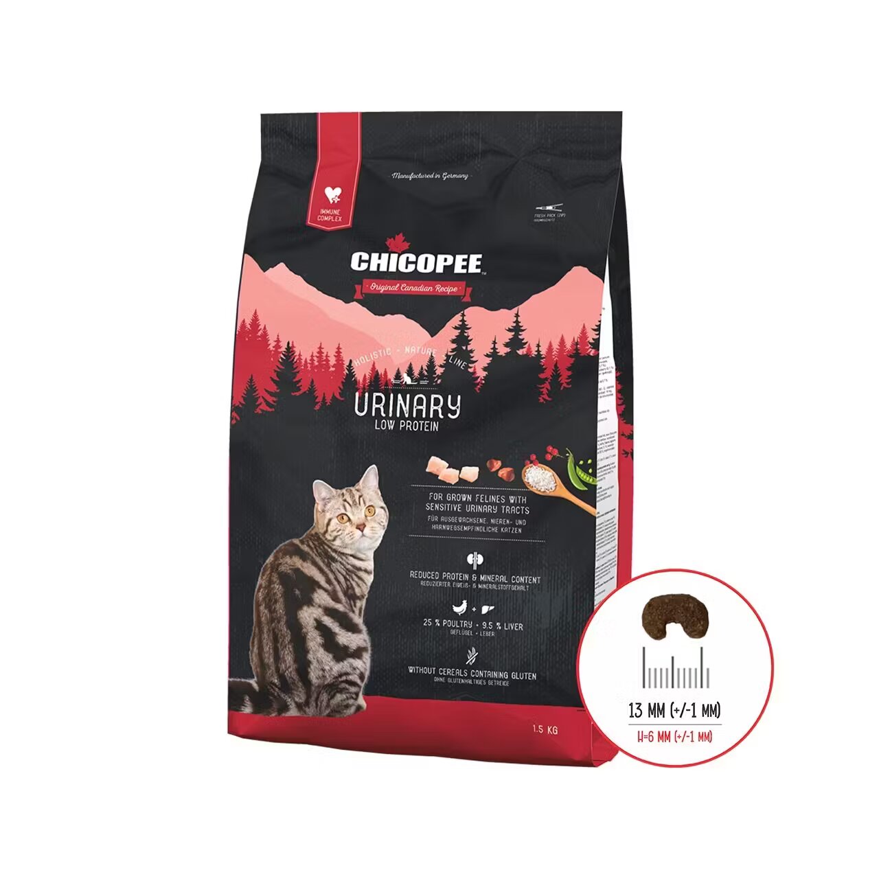Chicopee Hrana Uscata Pisici Holistic Nature Line Urinary Low Protein 1.5 kg