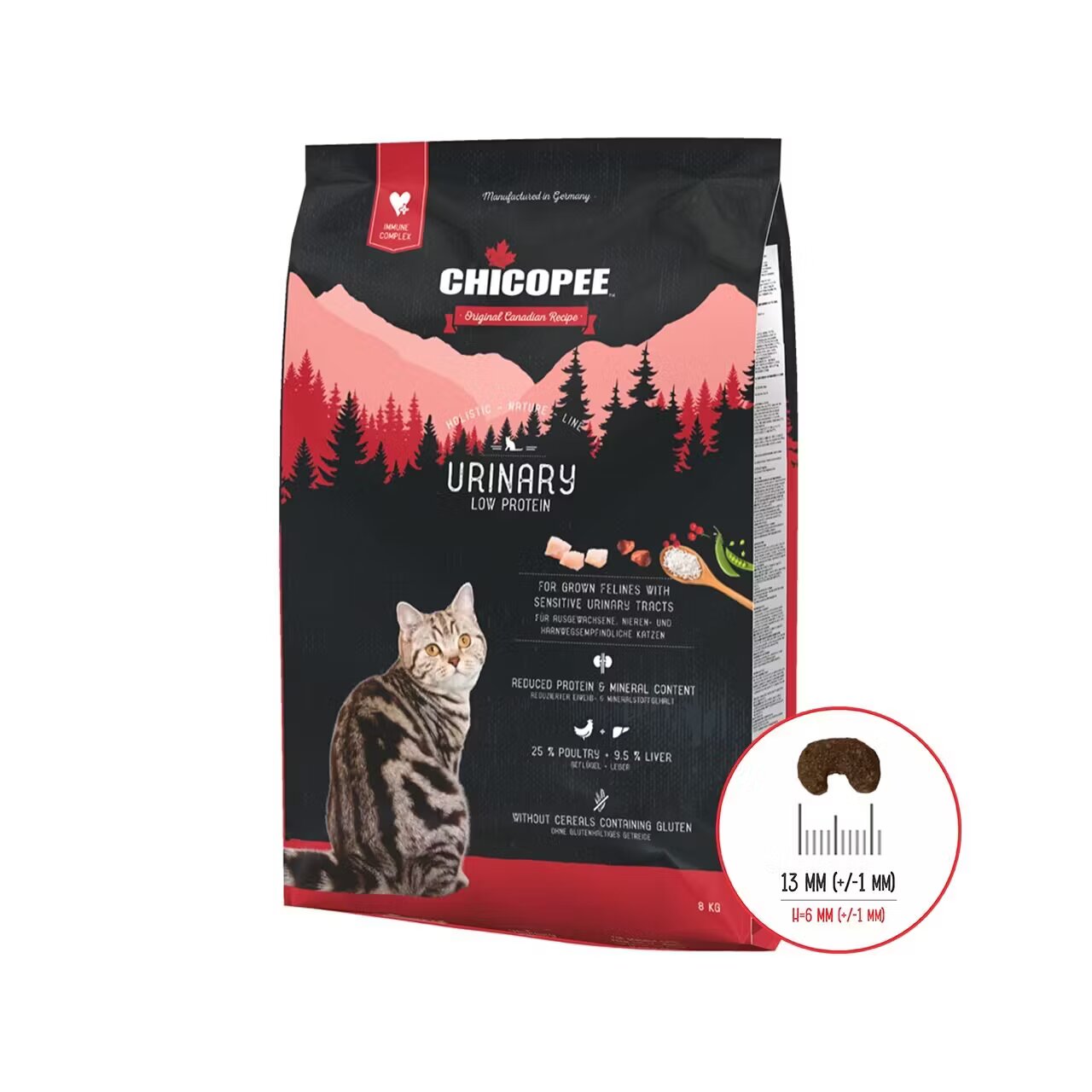 Chicopee Hrana Uscata Pisici Holistic Nature Line Urinary Low Protein 8 kg
