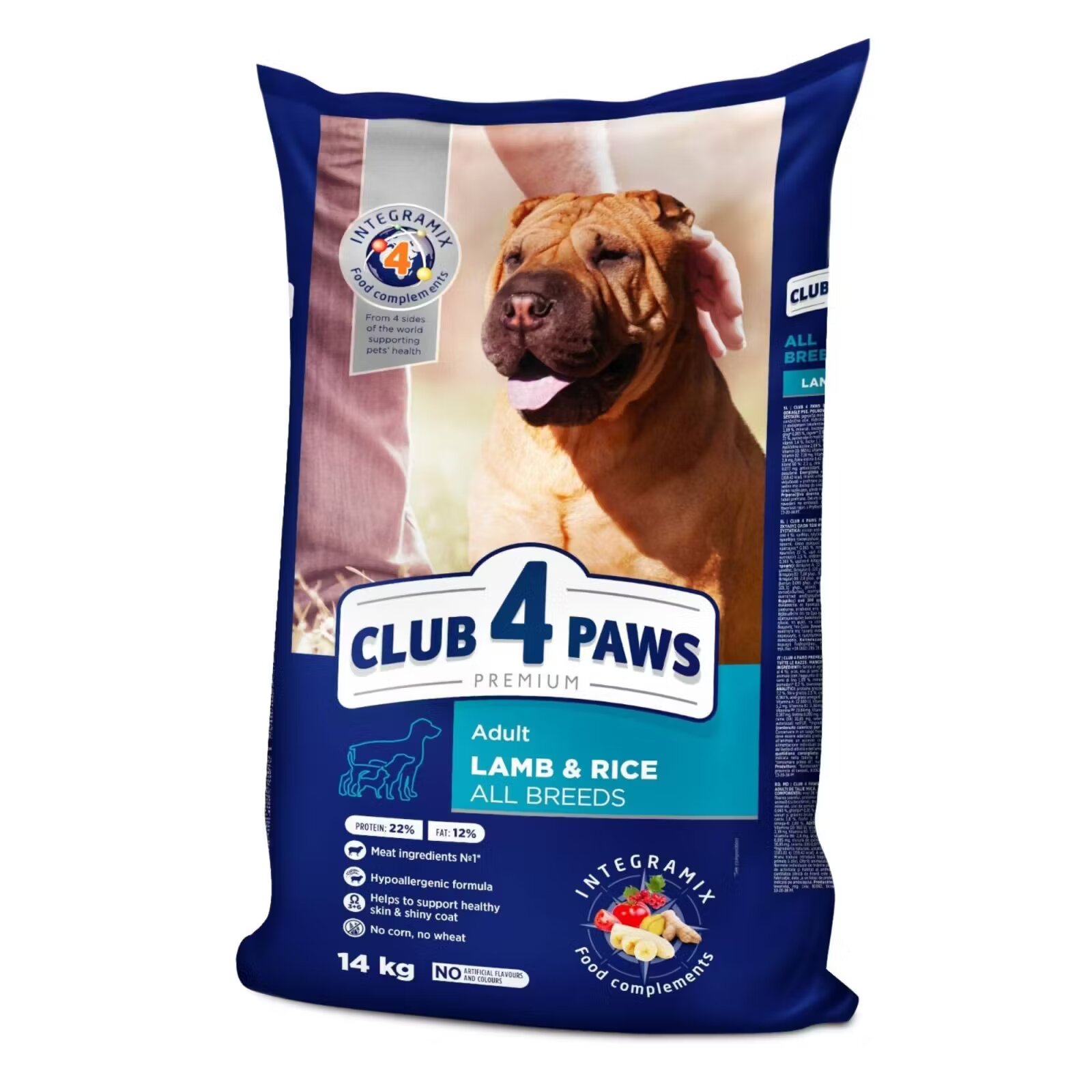 Club 4 Paws Hrana uscata premium caini Adult All Breeds Miel & Orez 14 kg