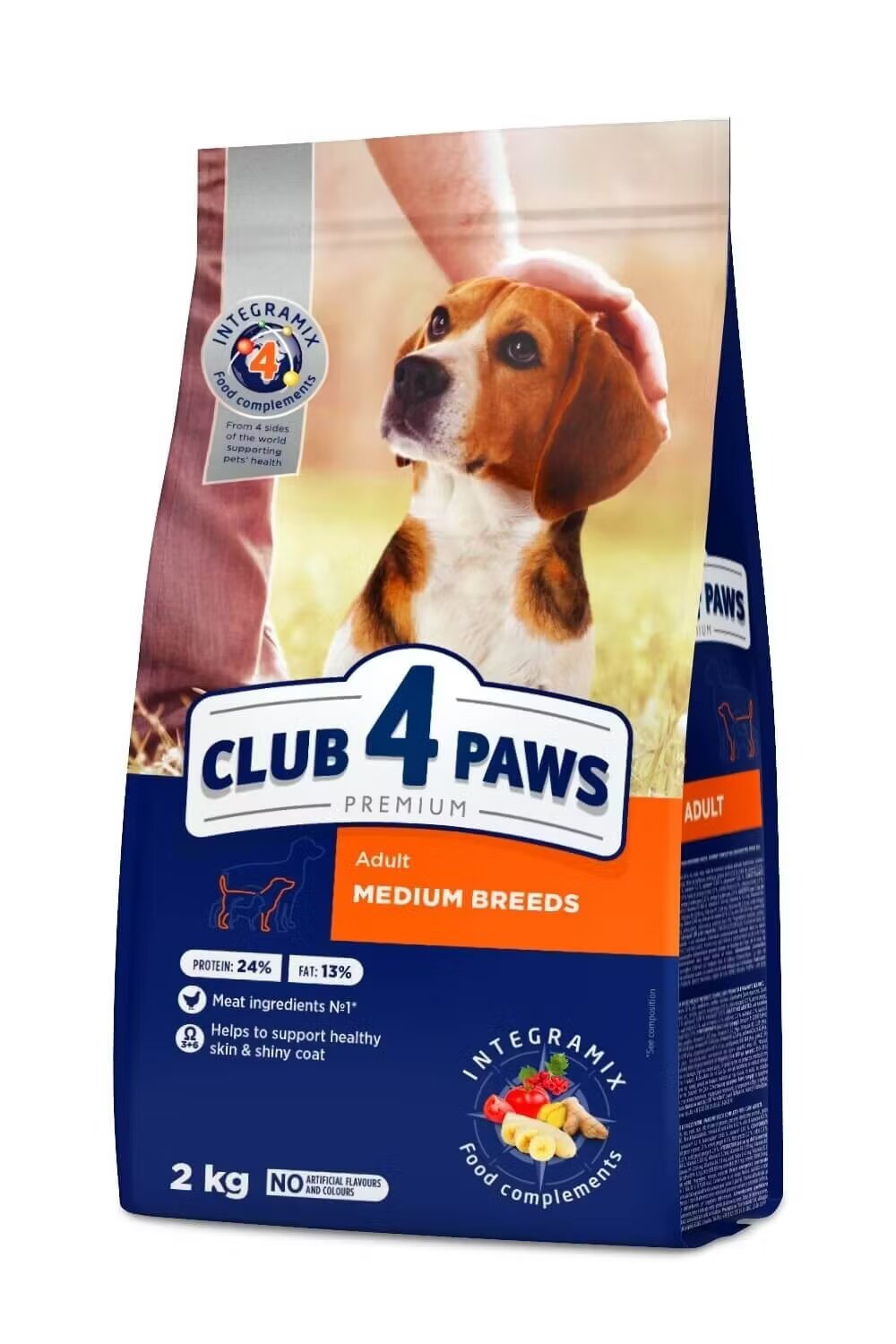 Club 4 Paws Hrana uscata premium caini Adult Mediu Pui 2 kg
