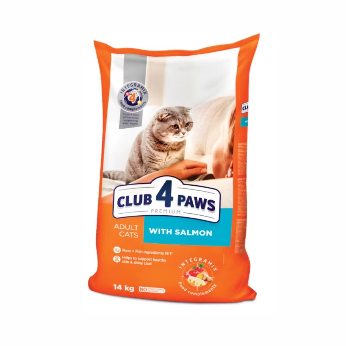 Club 4 Paws Hrana uscata premium pisici Adult Somon 14 kg