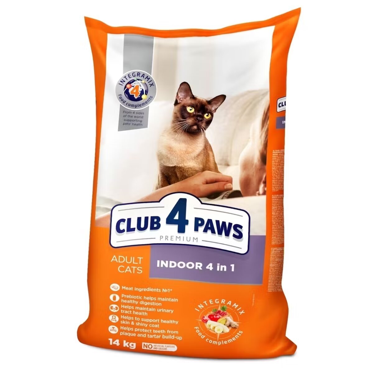 Club 4 Paws Hrana uscata premium pisici Cat Indoor Pui 14 kg