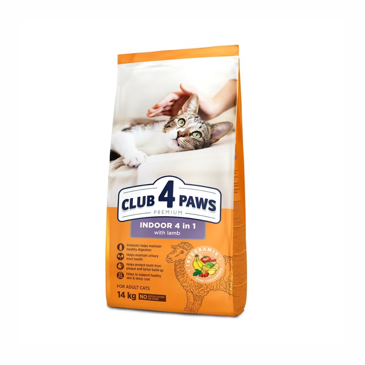 Club 4 Paws Hrana uscata premium pisici Indoor Miel 14 kg
