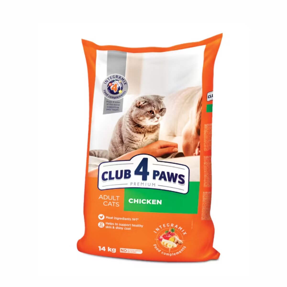 Club 4 Paws Hrana uscata premium pisici Pui 14 kg