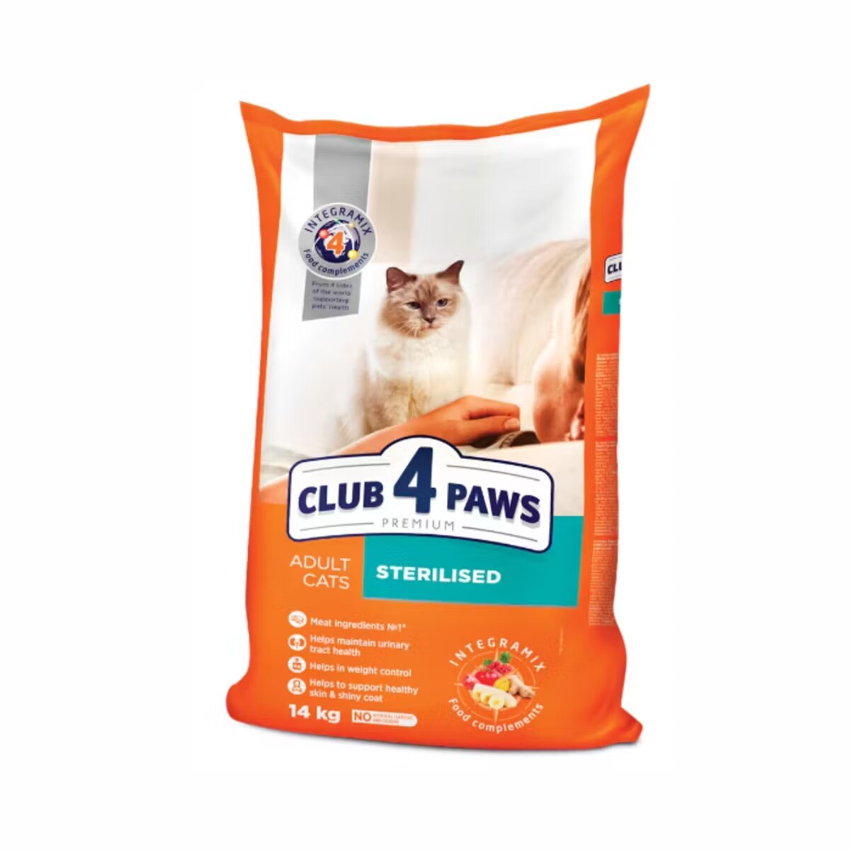Club 4 Paws Hrana uscata premium pisici Sterilised Pui 14 kg