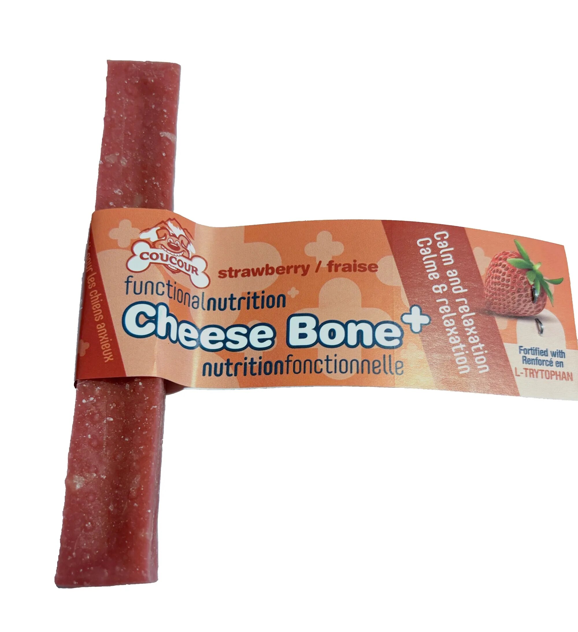 Coucour Recompensa Tare pentru Caini Branza de Himalaya Capsuni M 80 g