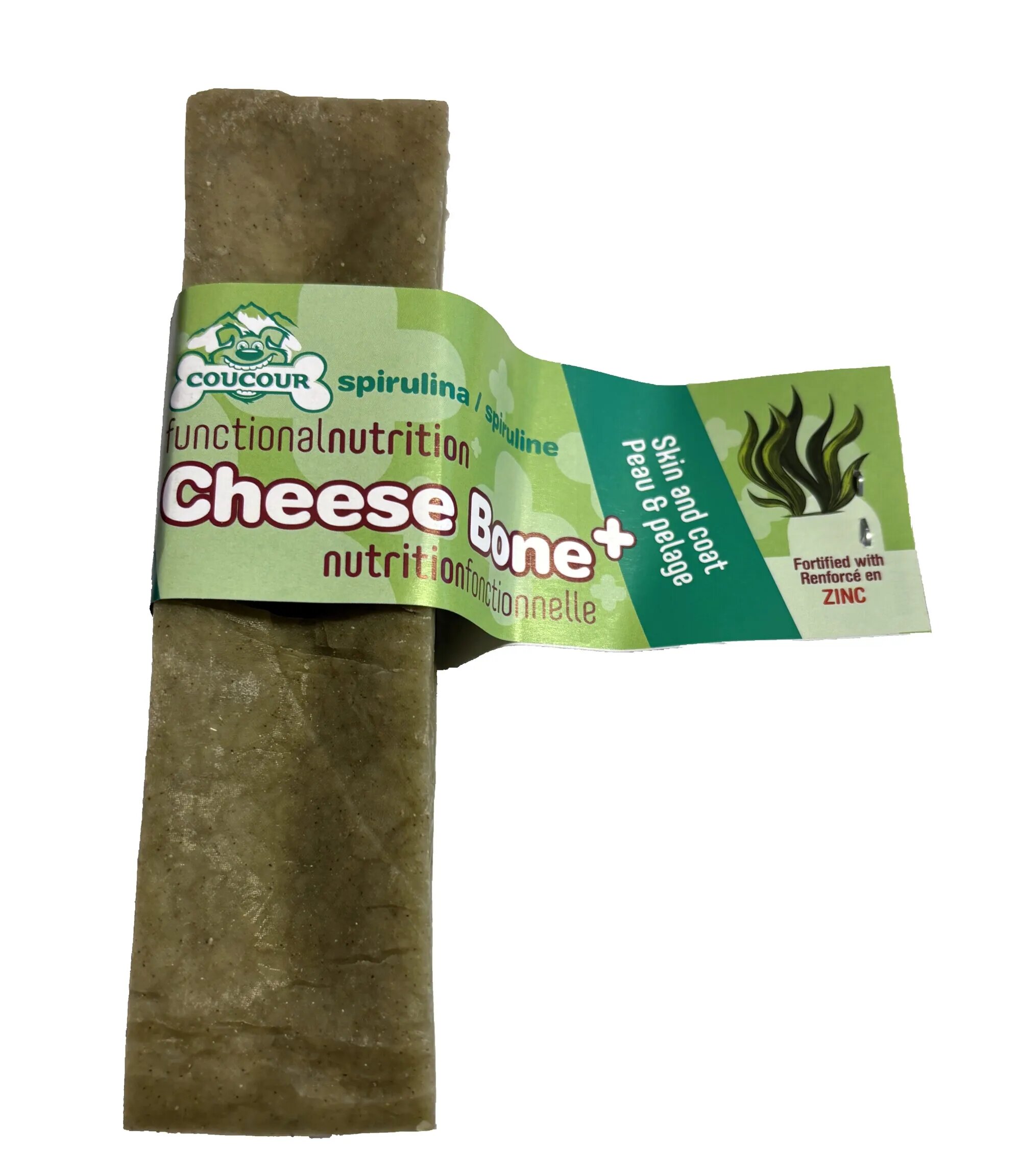 Coucour Recompensa Tare pentru Caini Branza de Himalaya Spirulina XL 160 g