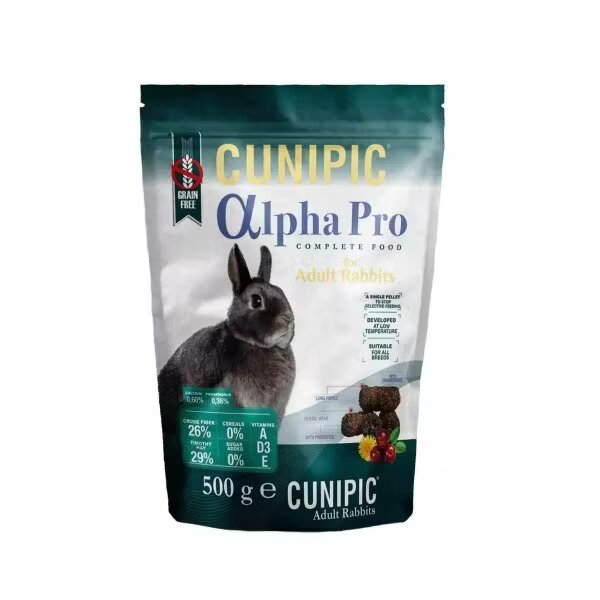 Cunipic Hrana iepuri Alpha Pro 500 g