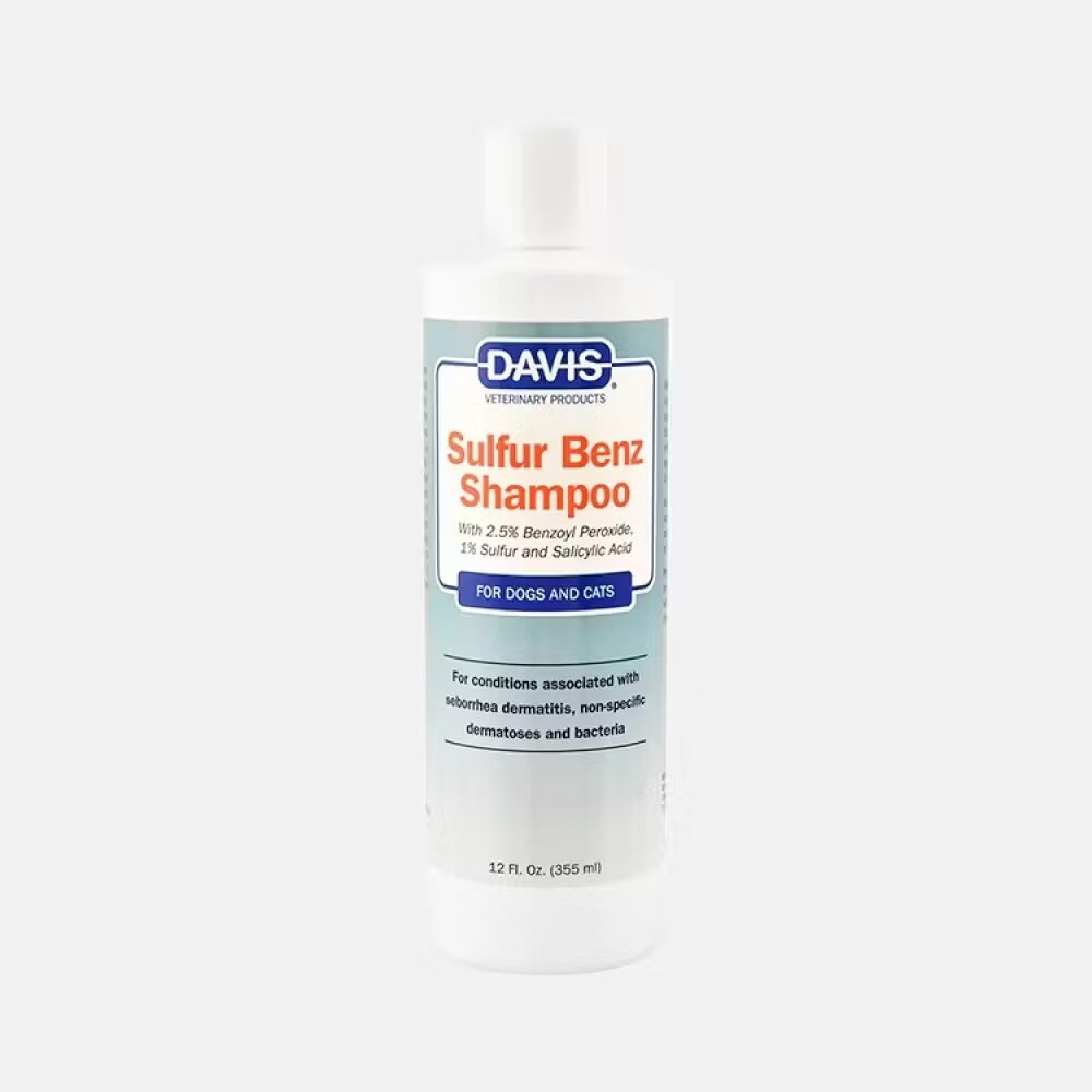 Davis Sampon cu 2.5% peroxid de benzoil micronizat 2% sulf micronizat si acid salicilic 355 ml