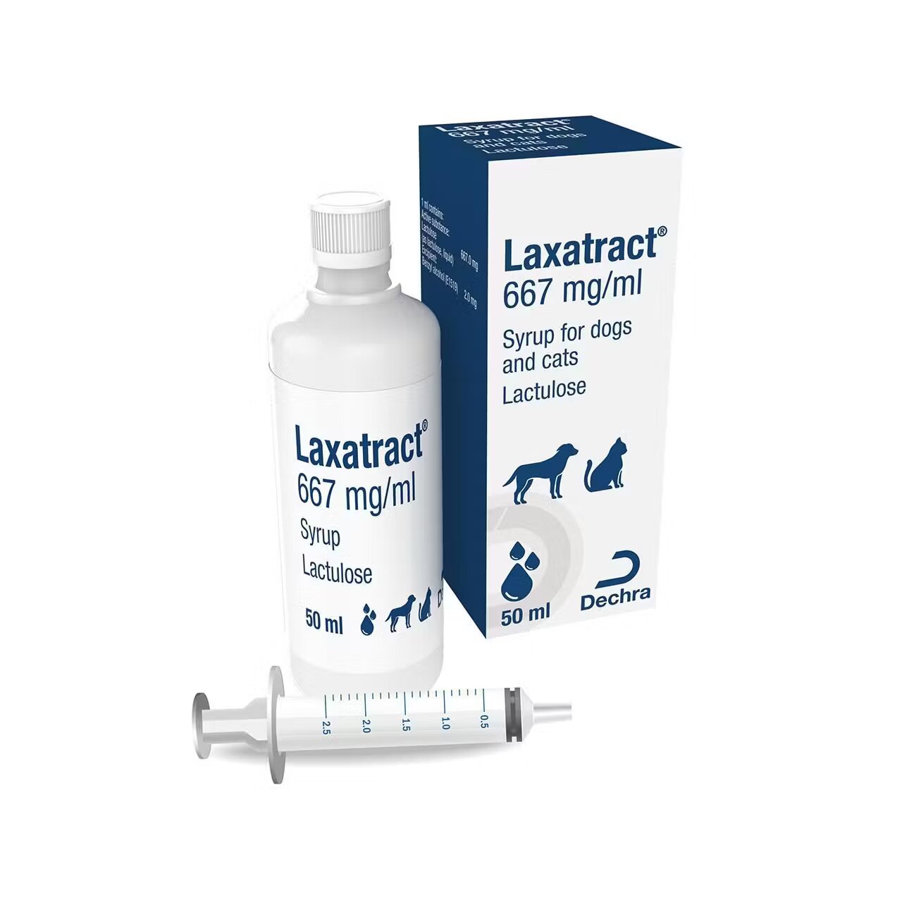 Dechra Tratamentul Constipatiei Caini & Pisici Solutie Orala Laxatract (Lactuloza) 667 mg/ ml 50 ml
