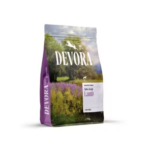 Devora Hrana uscata caini Dog Adult Large Breed Grain Free Monoprotein Miel 4 kg