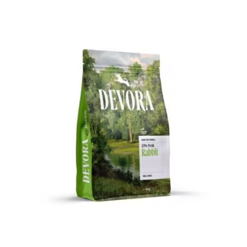 Devora Hrana uscata caini Dog Adult Small Breed Grain Free Monoprotein Iepure 1.5 kg
