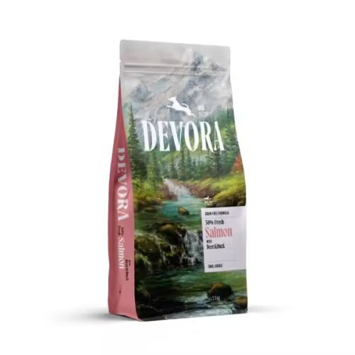 Devora Hrana uscata caini Dog Adult Small Breed Grain Free Somon Caprioara & Rata 7.5 kg