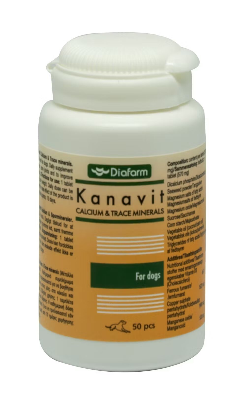 Diafarm Kanavit Calciu & Trace mineral 50 tablete