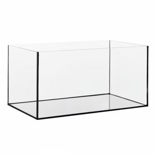 Diversa Acvariu din sticla LED 80 Negru 80x35x40 cm