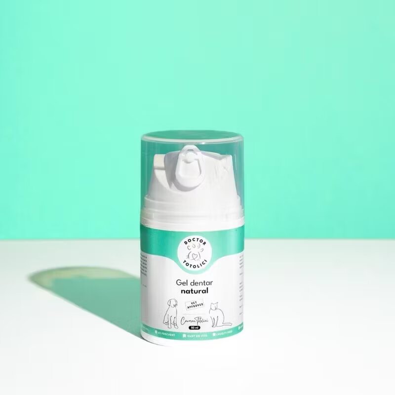 Doctor Totolici Gel dentar natural pentru caini si pisici 50 ml
