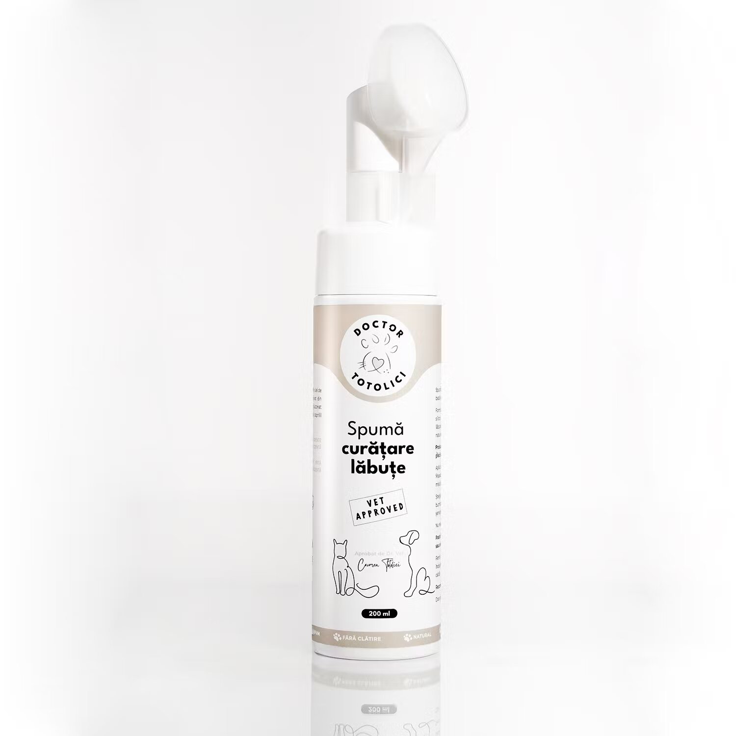 Doctor Totolici Spuma curatare labute fara clatire 200 ml