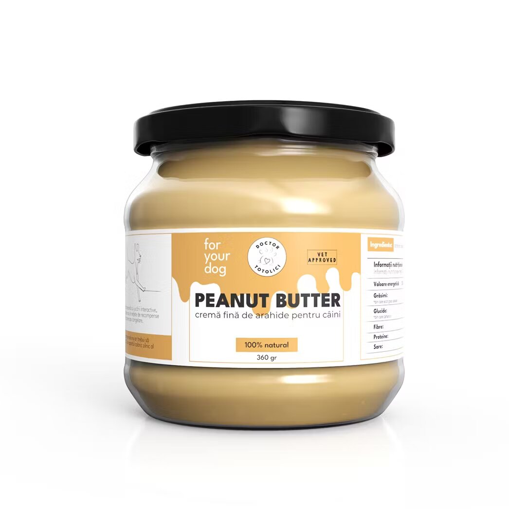 Doctor Totolici Unt de arahide pentru caini 360 g